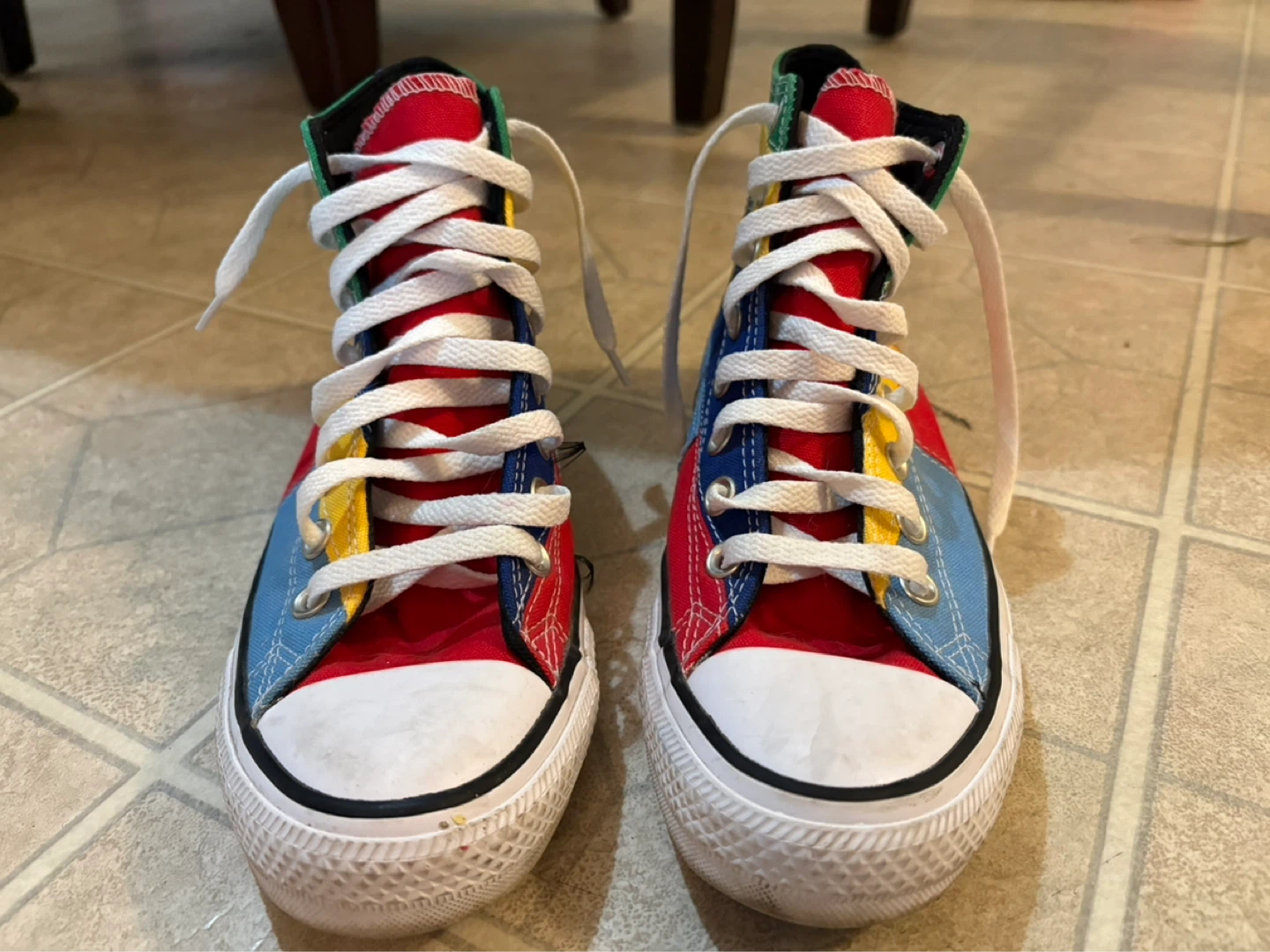 Converse All Star High Top Colour Block Sneakers - photo 4