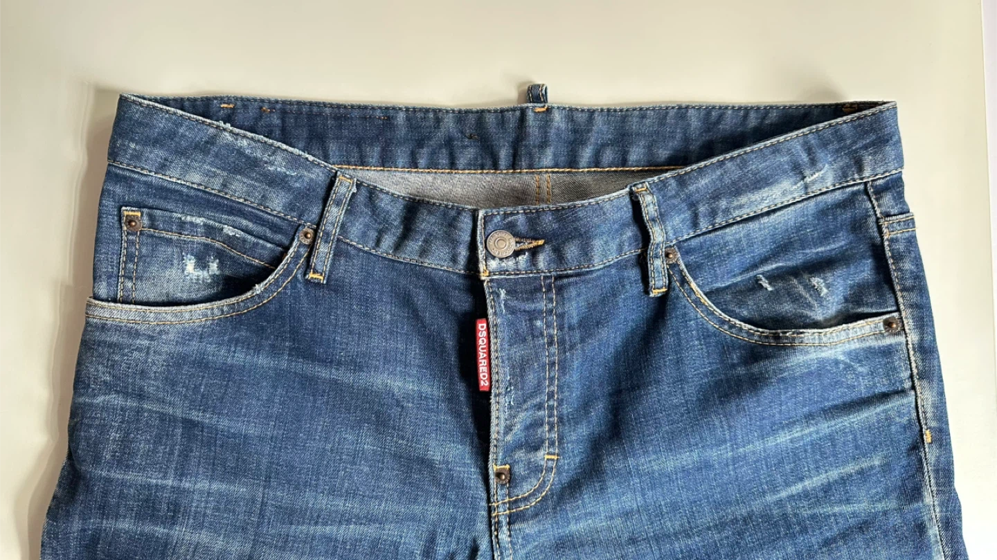 DSQUARED2 Blue "boston jean" Denim Trousers with Tears - photo 3