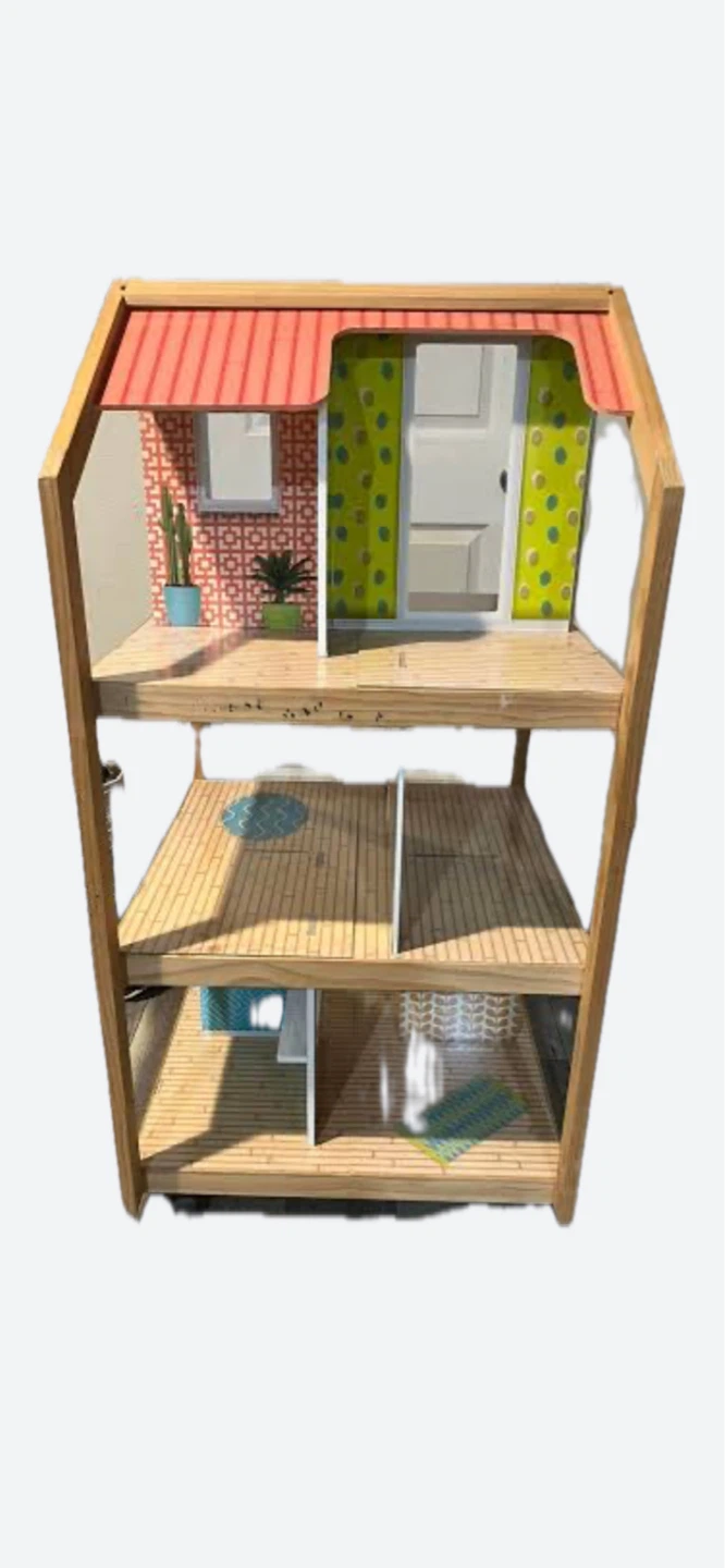KidKraft Wooden Dollhouse No Accessories or Dolls Kids Play