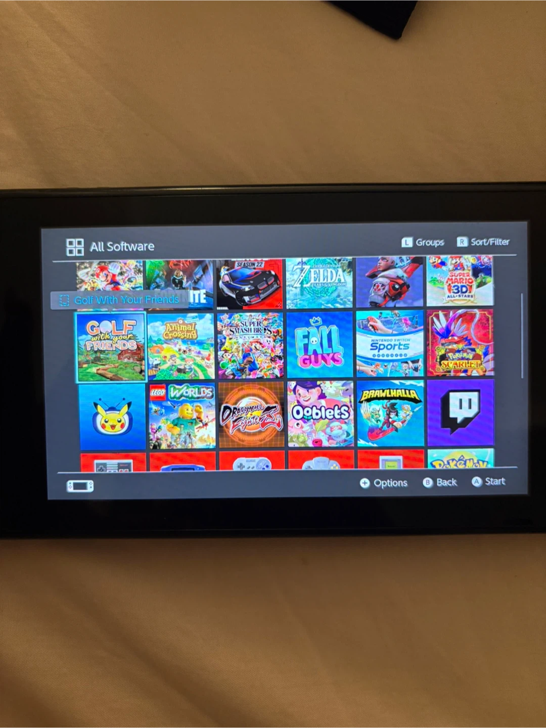 Nintendo Switch Console with Pro Controller and Games - photo 2