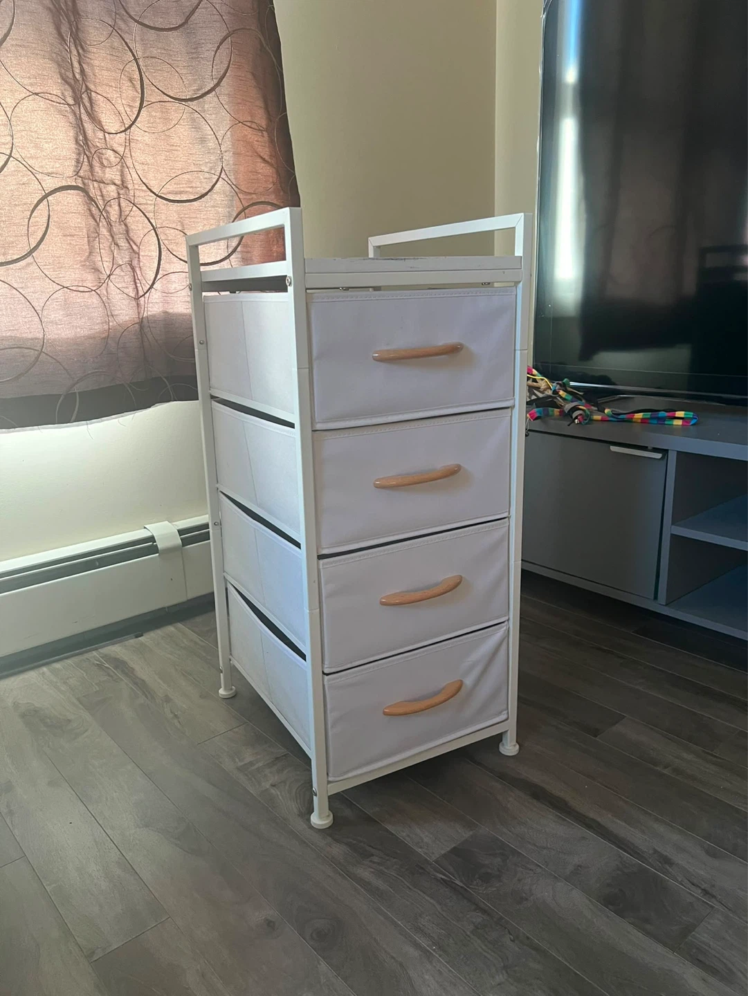 White 4-Drawer Storage Unit - photo 2