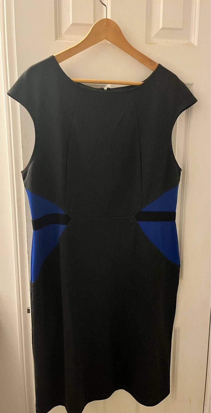 Charcoal grey and Blue  Dress - photo 3
