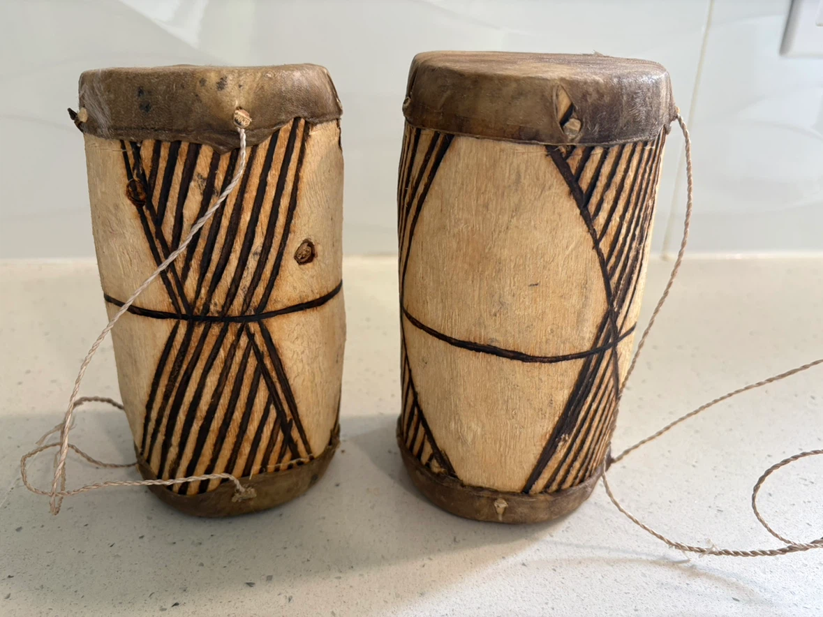 Set of two decorative Cuban drums - photo 2