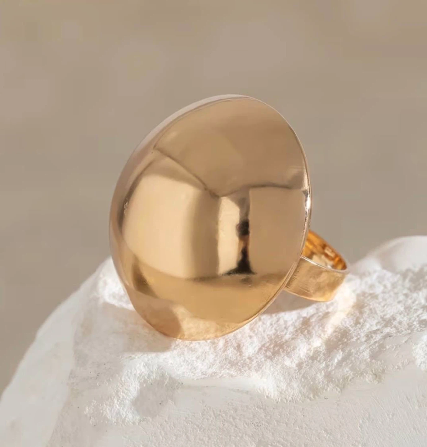 Statement Ring – Gold - photo 5