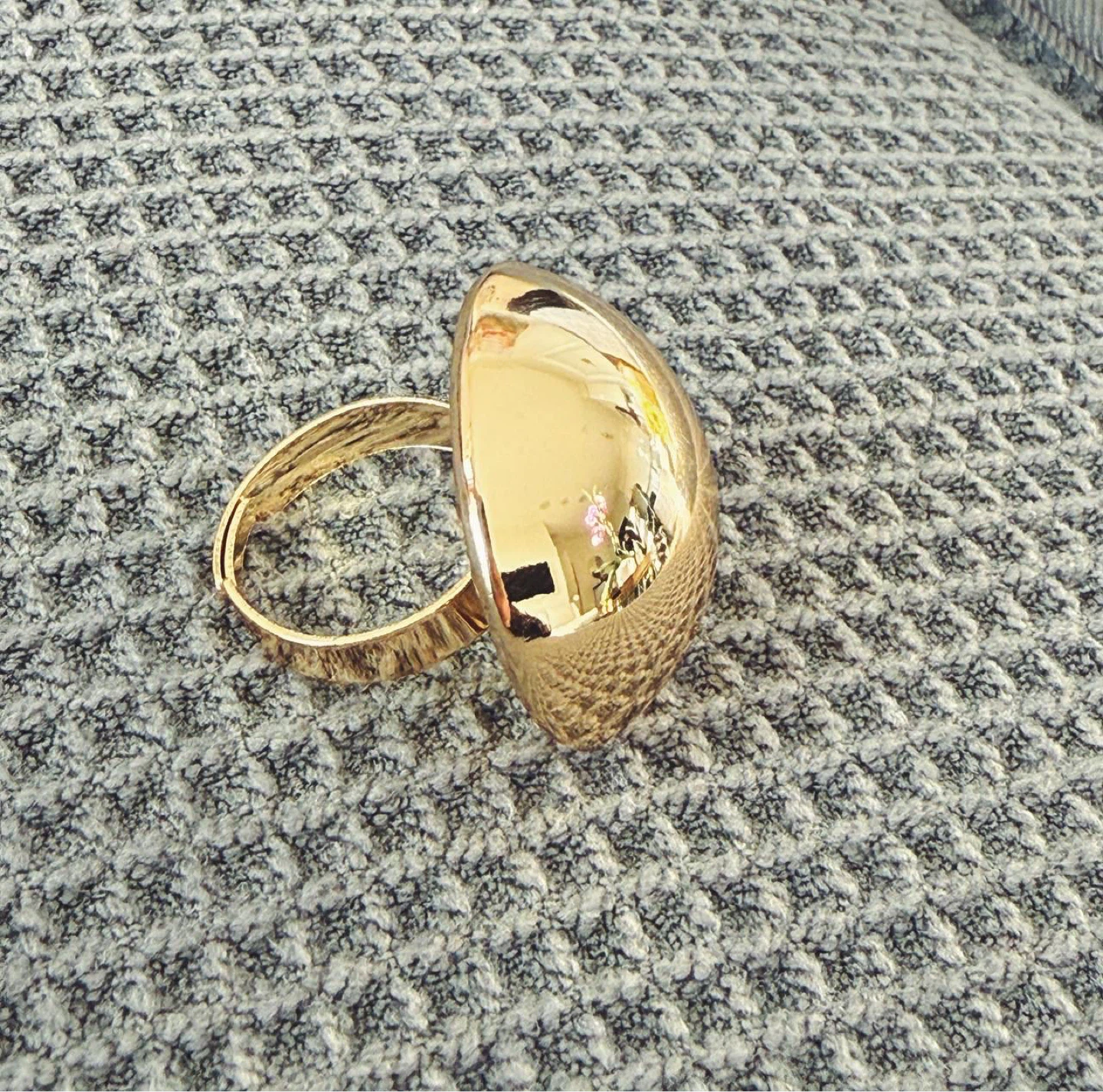 Statement Ring – Gold - photo 3