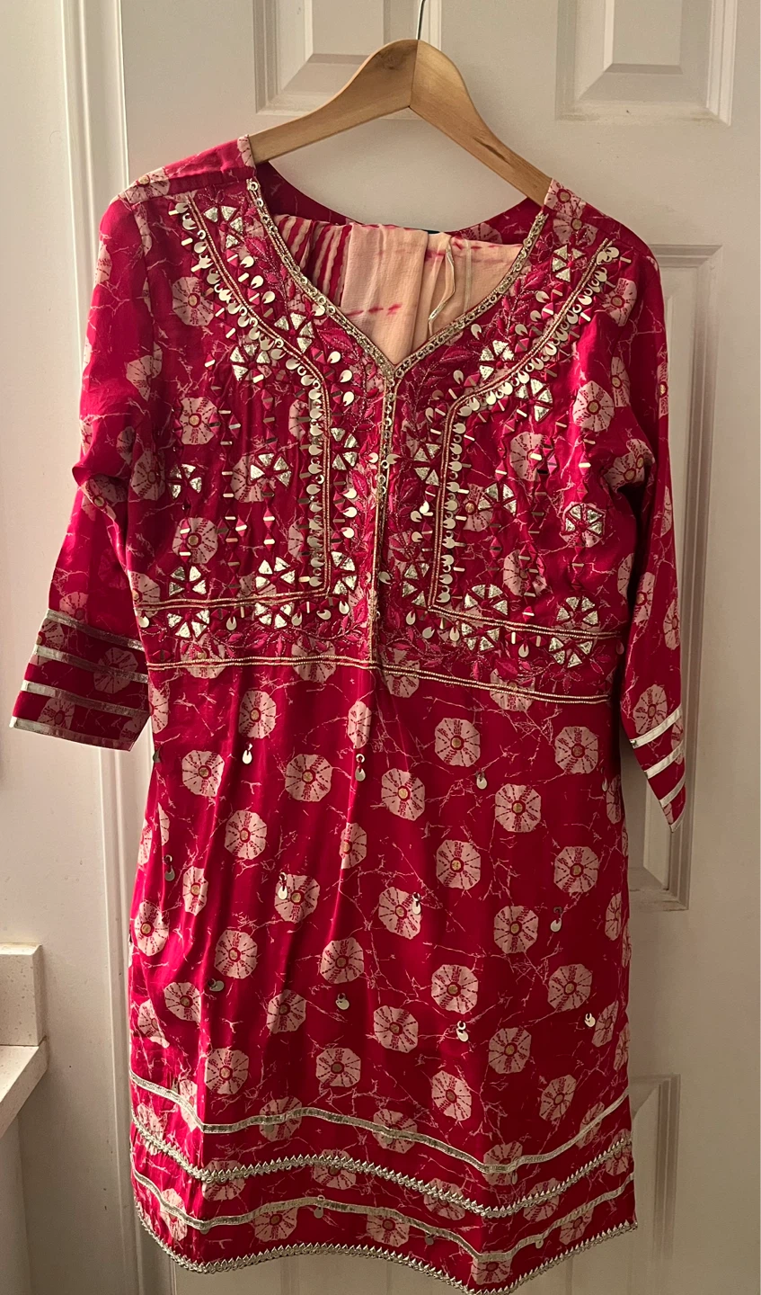 Mysha Creation Red Dupatta Set