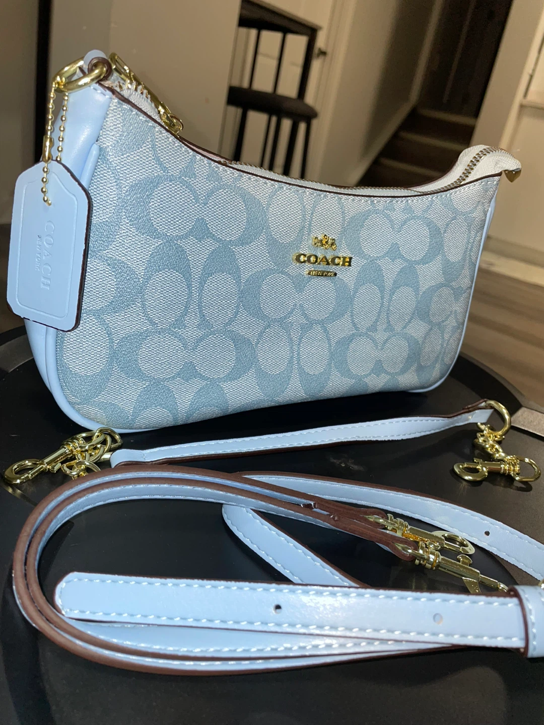 Coach Signature Logo Shoulder Bag - photo 2