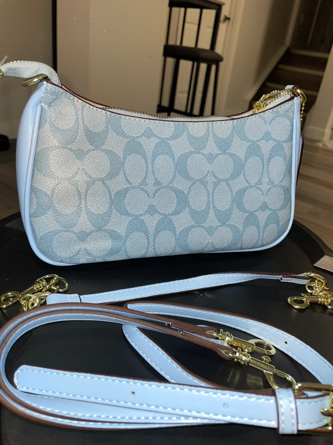 Coach Signature Logo Shoulder Bag - photo 3