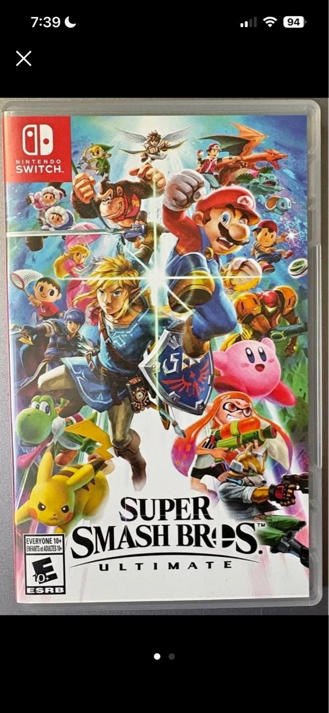 Super Smash Bros. Ultimate Nintendo Switch Game