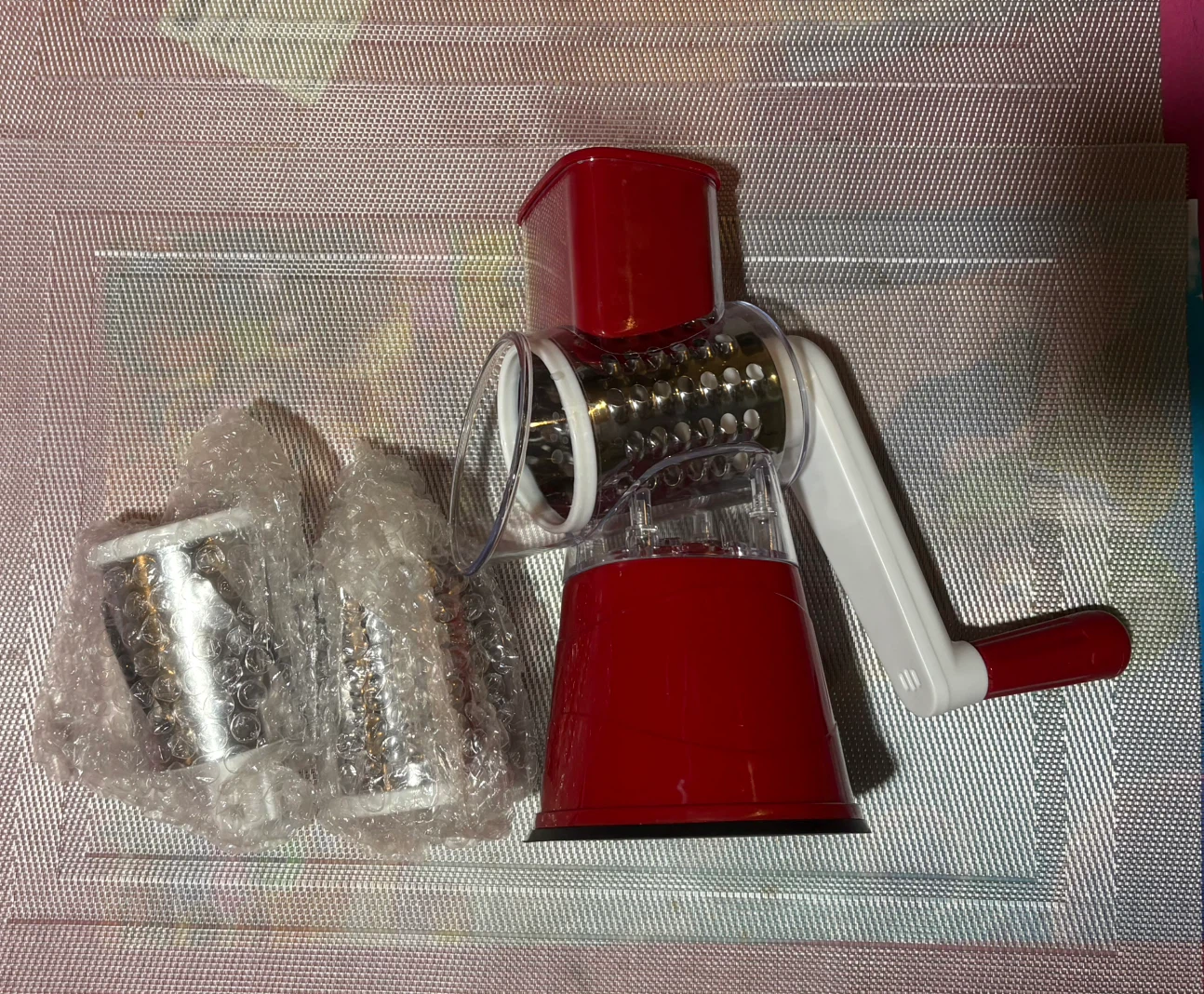 Rotary Grater with 3 Blades