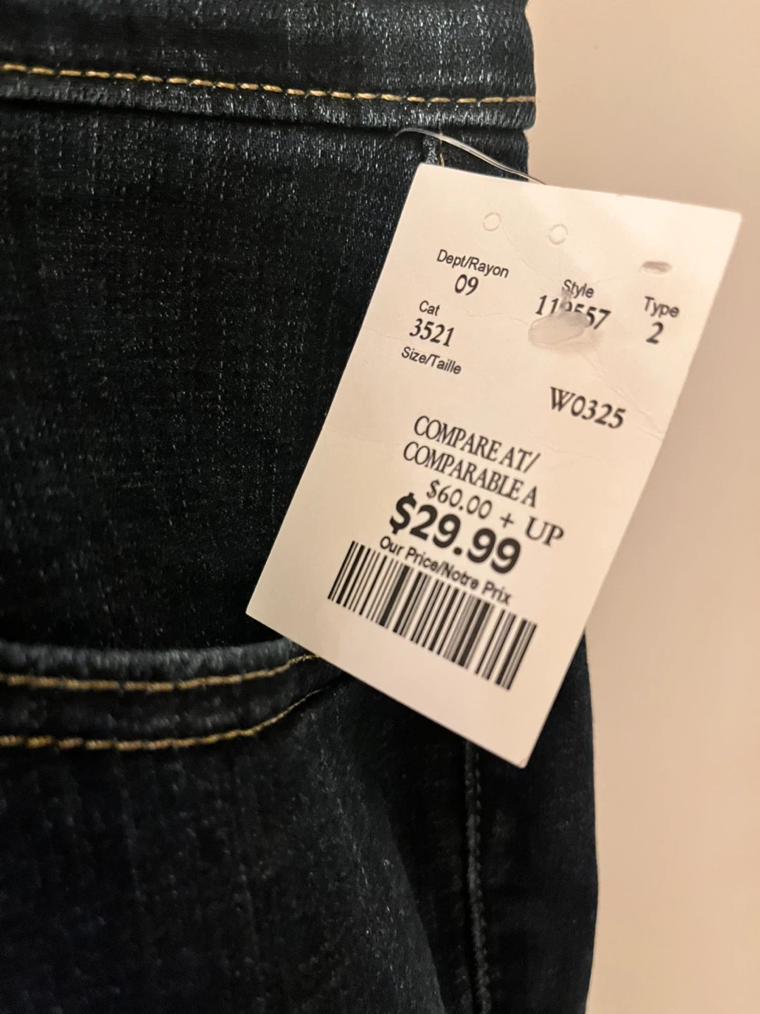 Levi's 721 High Rise Skinny Jeans Size 14W - photo 3