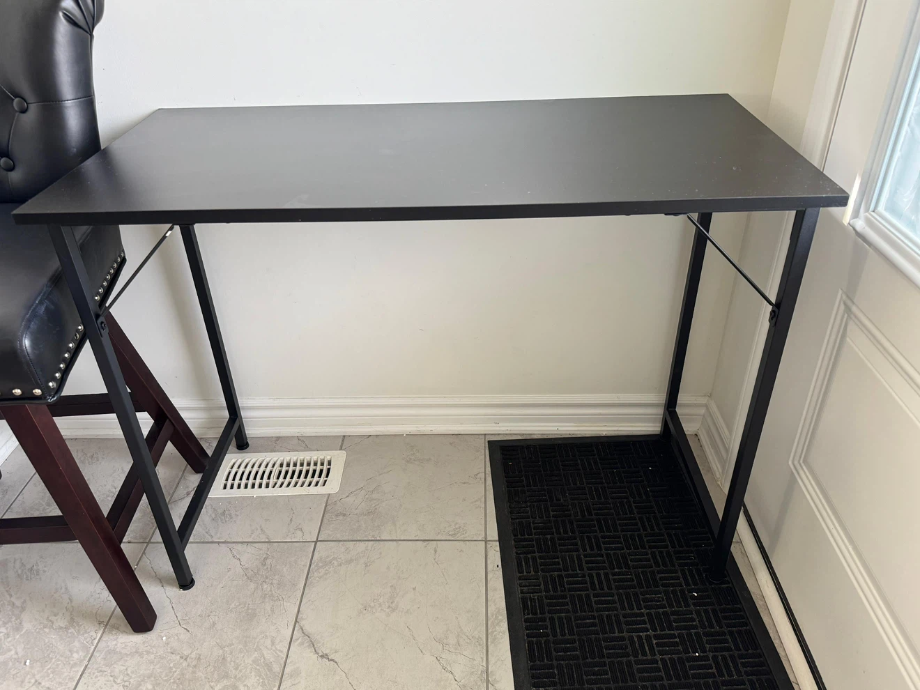 Black Metal Frame Desk - photo 2