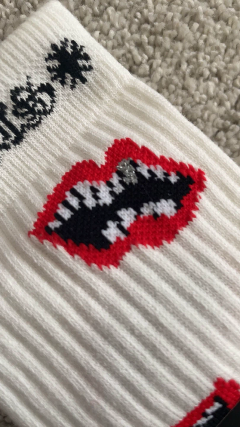 Chrome Hearts Socks - Large - White - photo 2