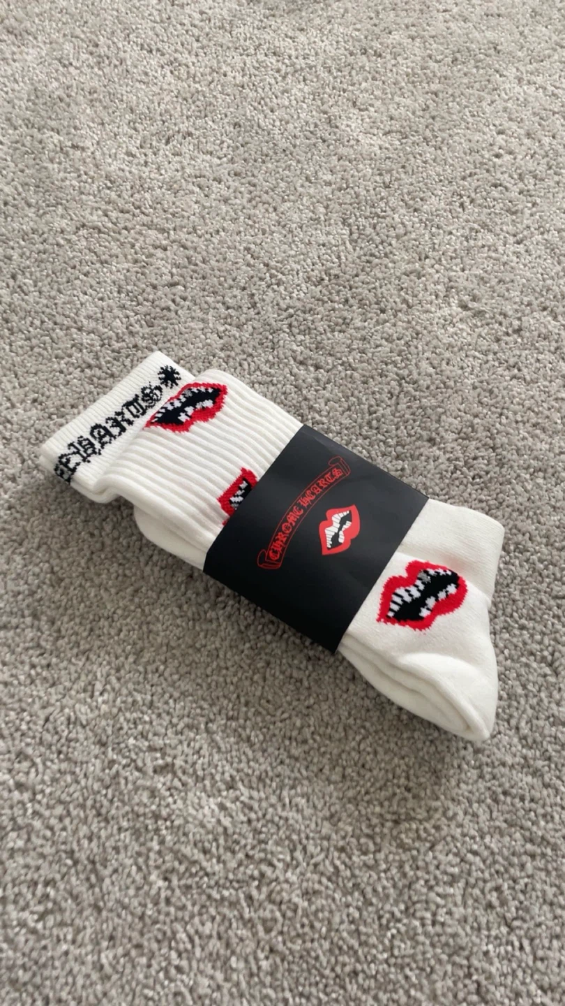 Chrome Hearts Socks - Large - White