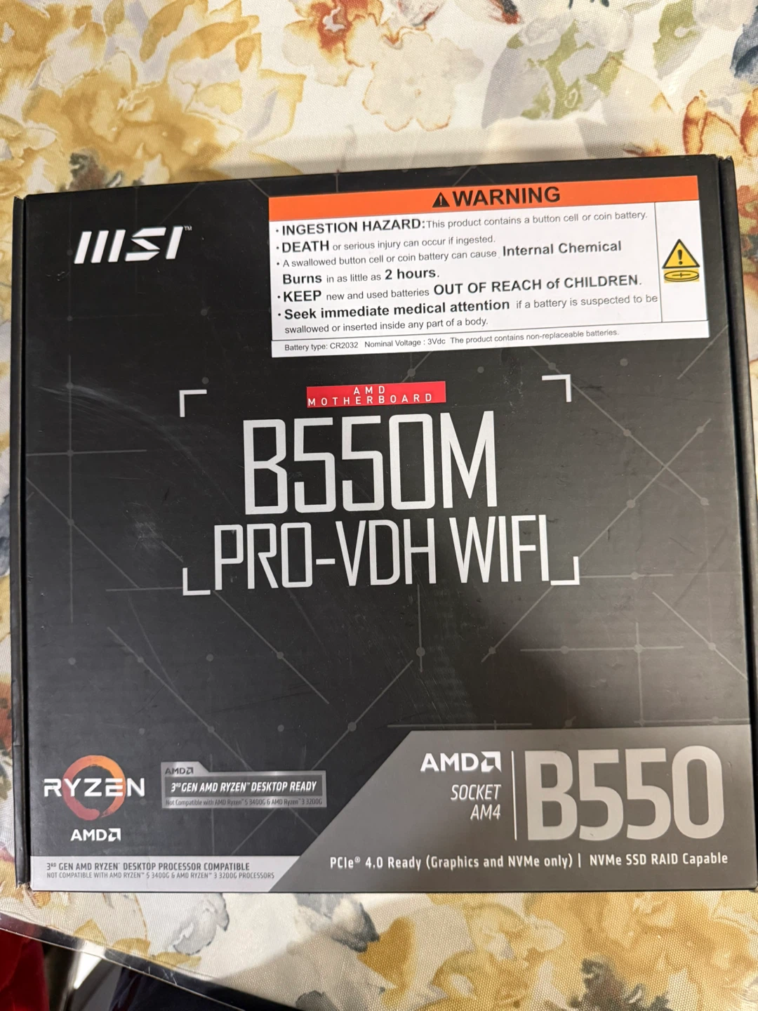MSI B550M PRO-VDH WIFI Motherboard - photo 3