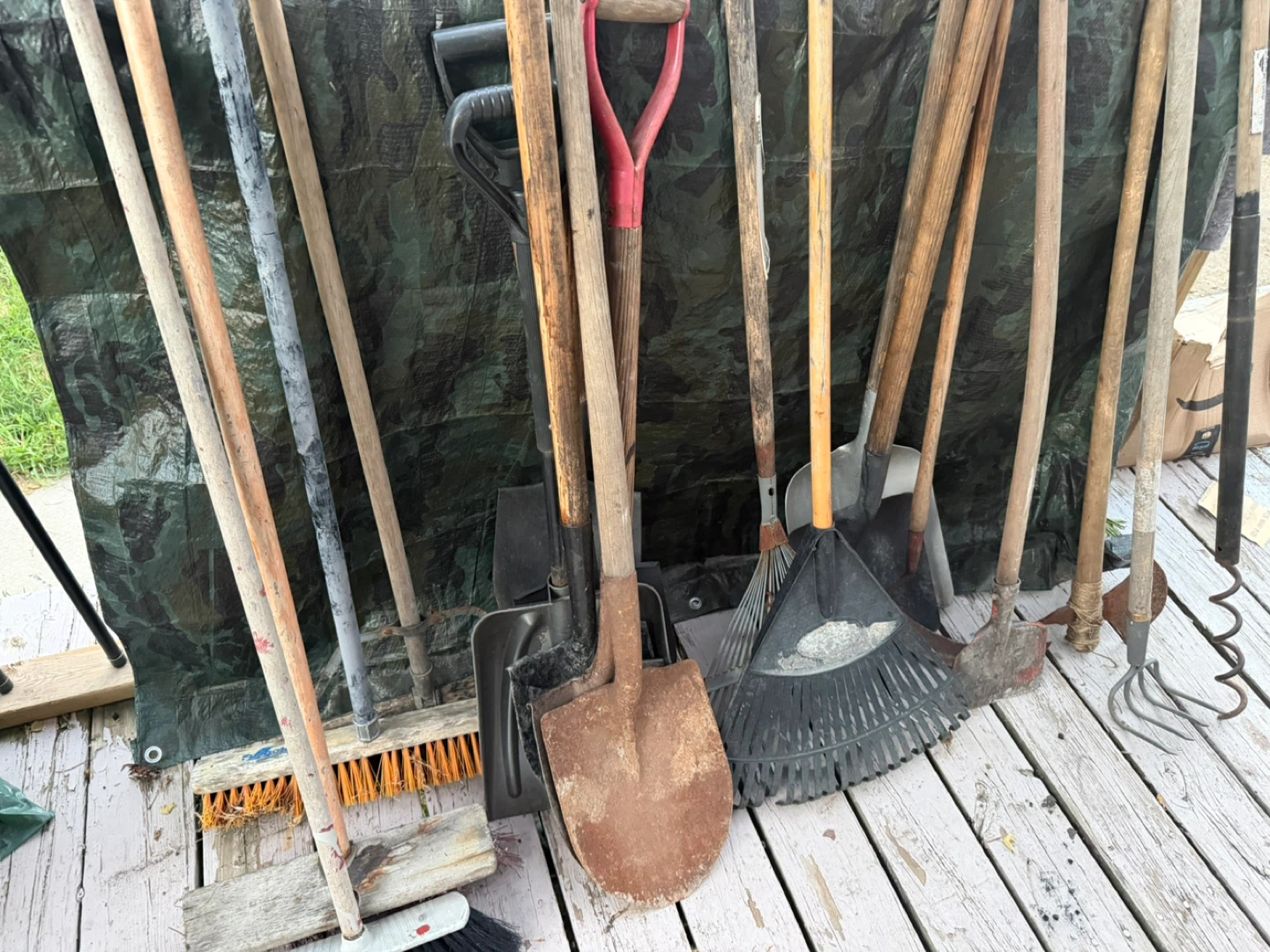 Assorted Garden Tools - 15$ each -Shovels, Rakes, Brooms & More