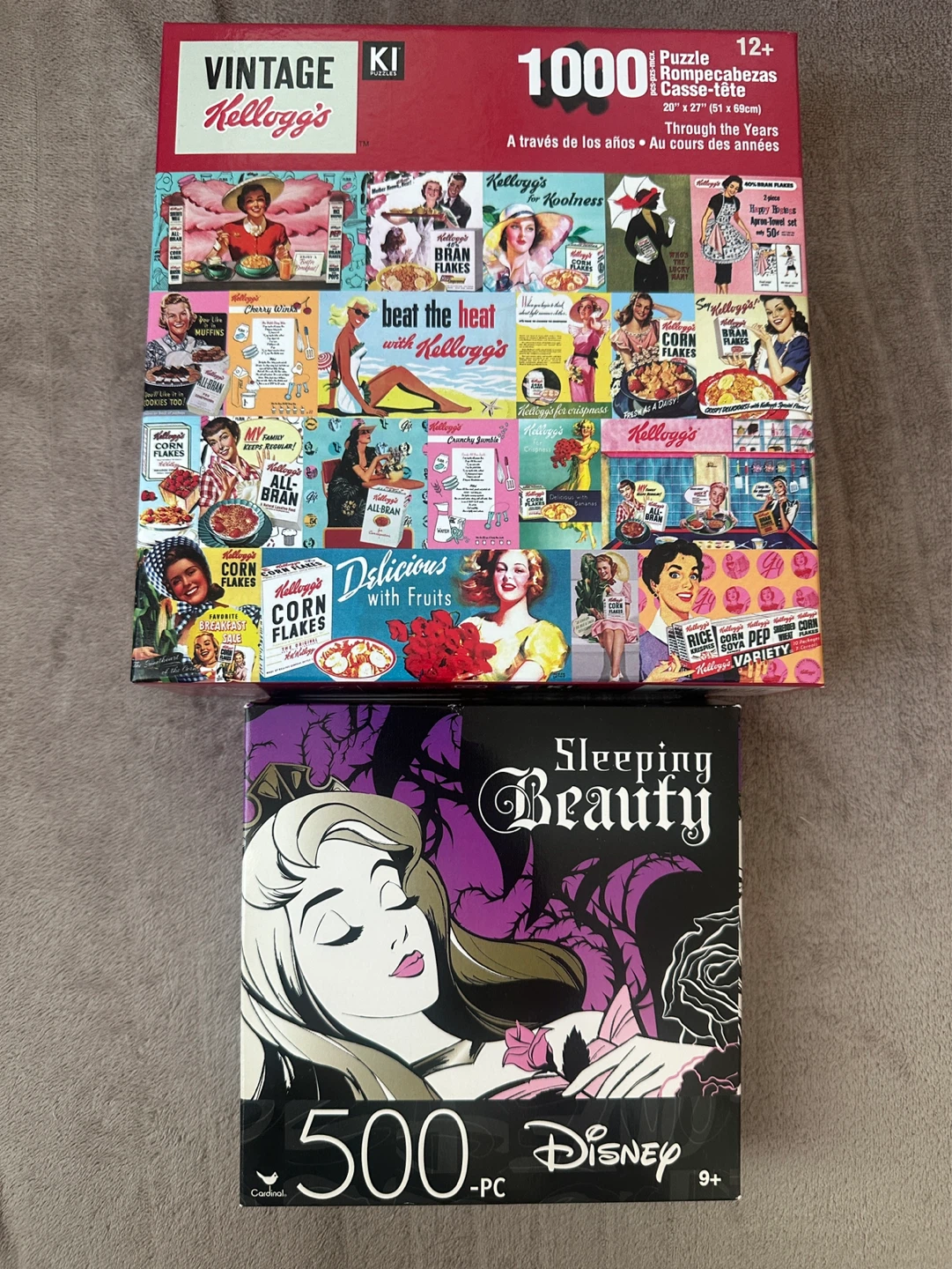 NEW Kellogg's Vintage 1000 Piece + Sleeping Beauty