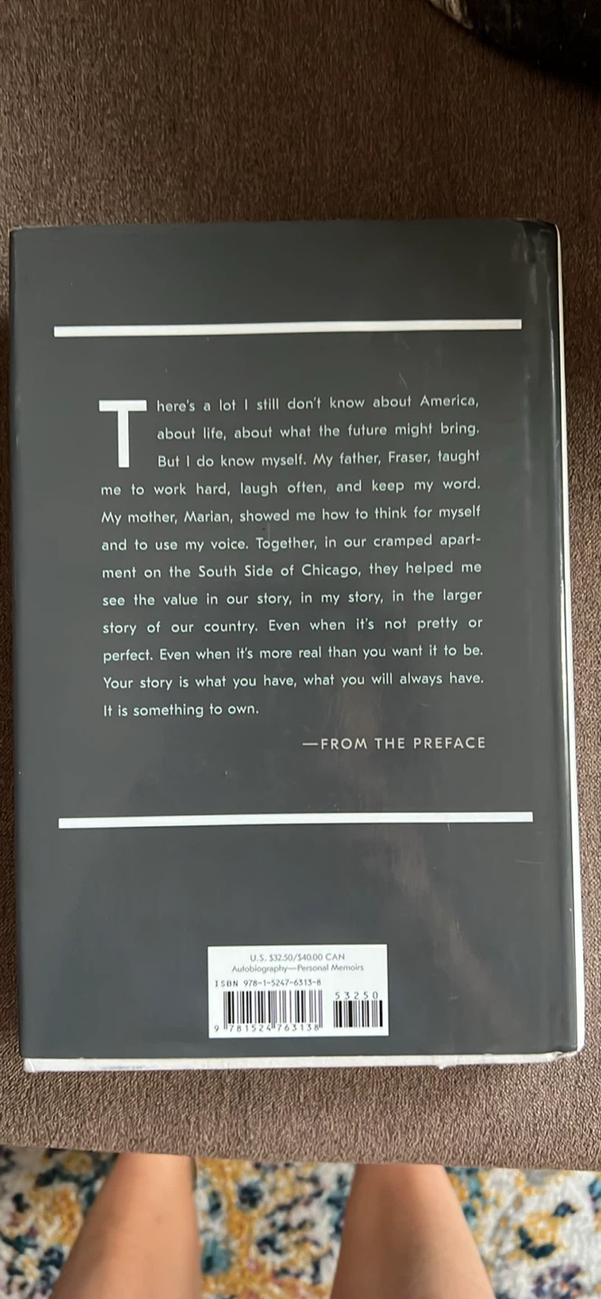 Becoming by Michelle Obama Hardcover Book - photo 2
