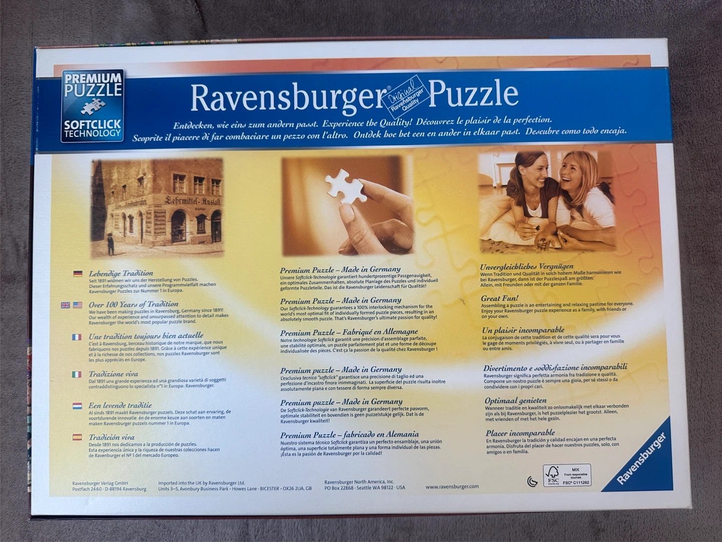 Ravensburger Puzzle "The Four Seasons" 1000 Pieces - photo 3
