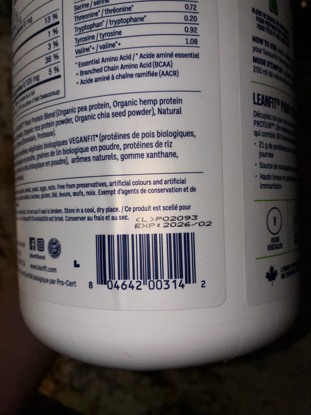 FREE Leanfit plant based protein powder - photo 3