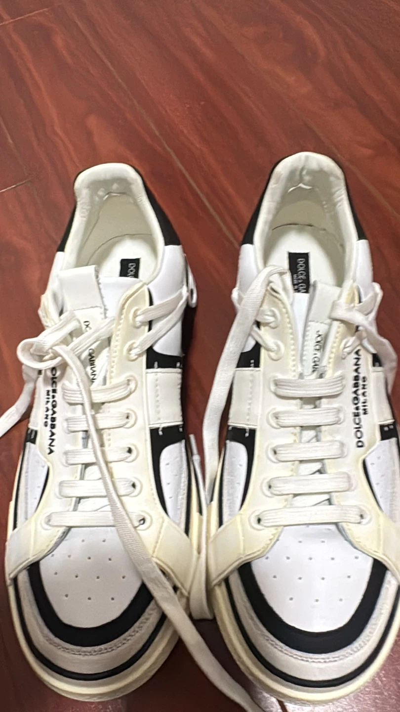 Dolce & Gabbana Milano Sneakers White Black