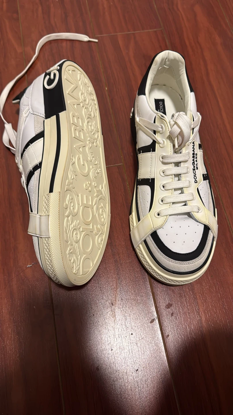 Dolce & Gabbana Milano Sneakers White Black - photo 4