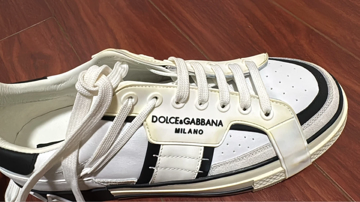 Dolce & Gabbana Milano Sneakers White Black - photo 3