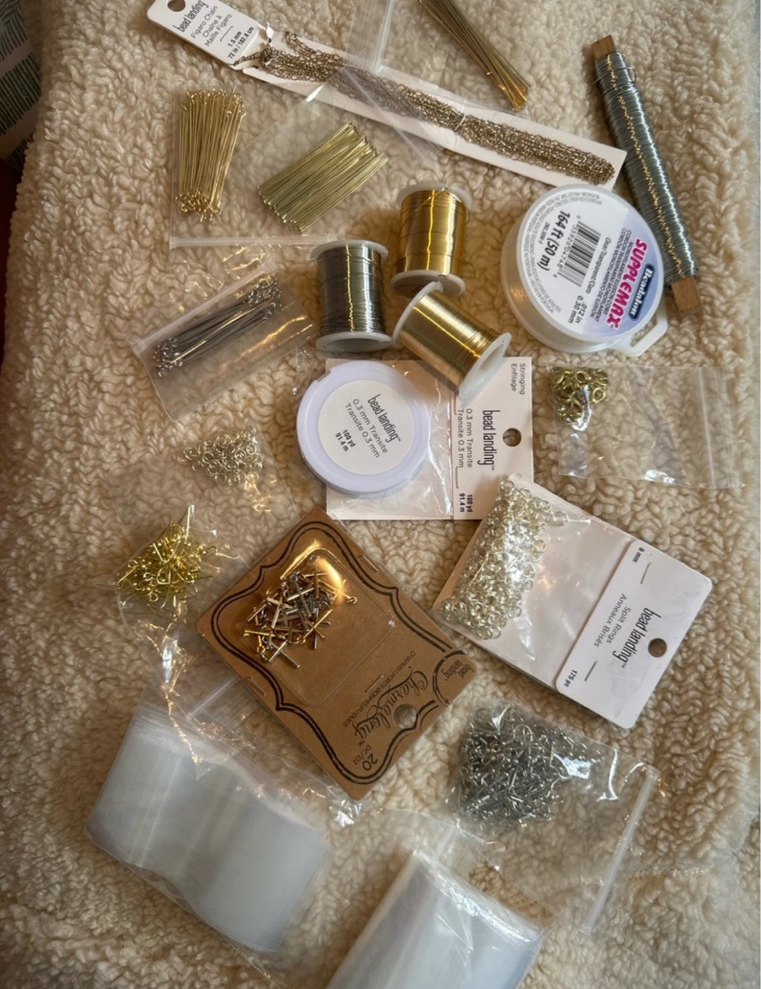 Jewelry Making Supplies Kit - Beads, Chain, Findings