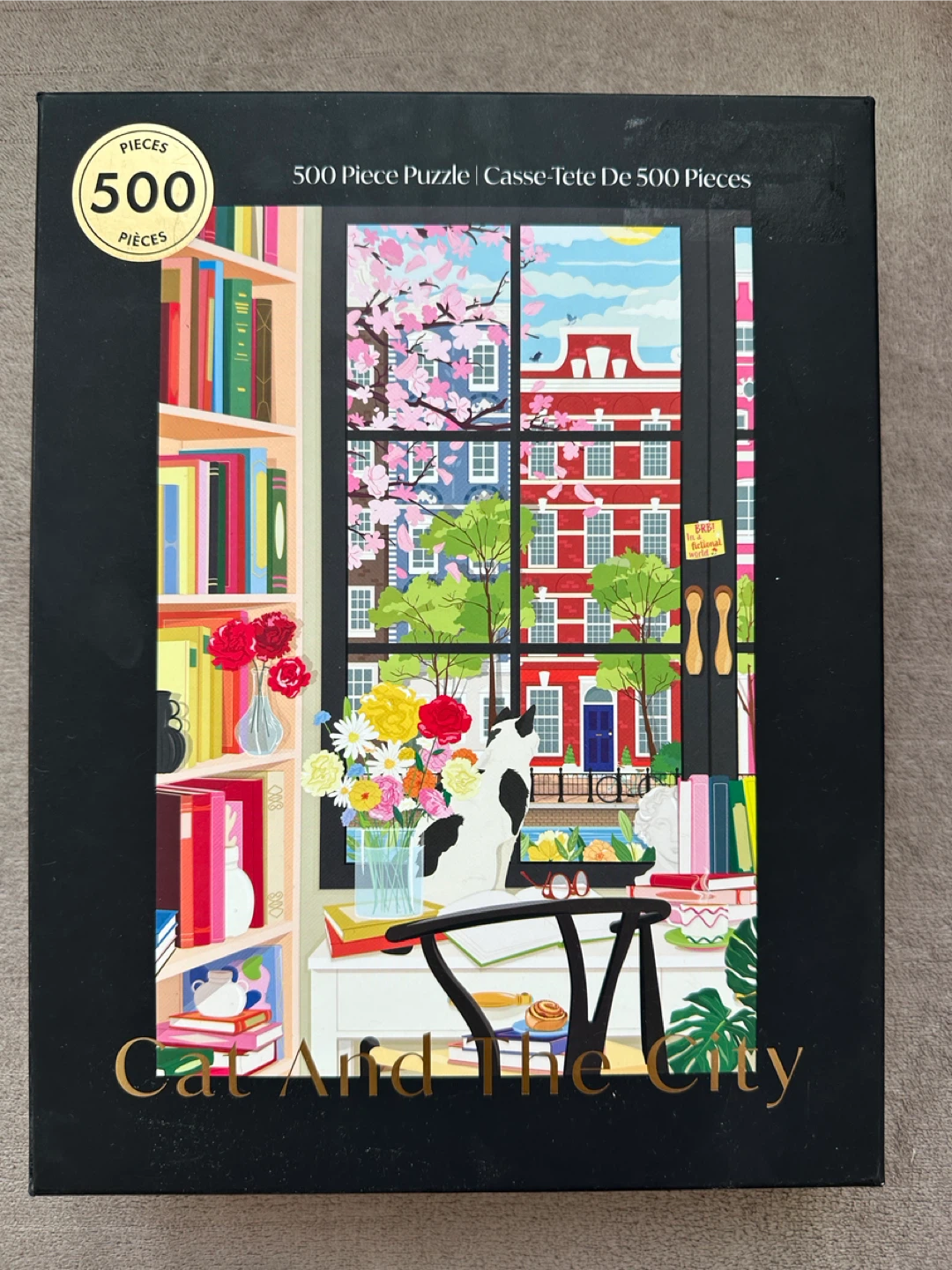 NEW Cat and The City 500 Piece Puzzle