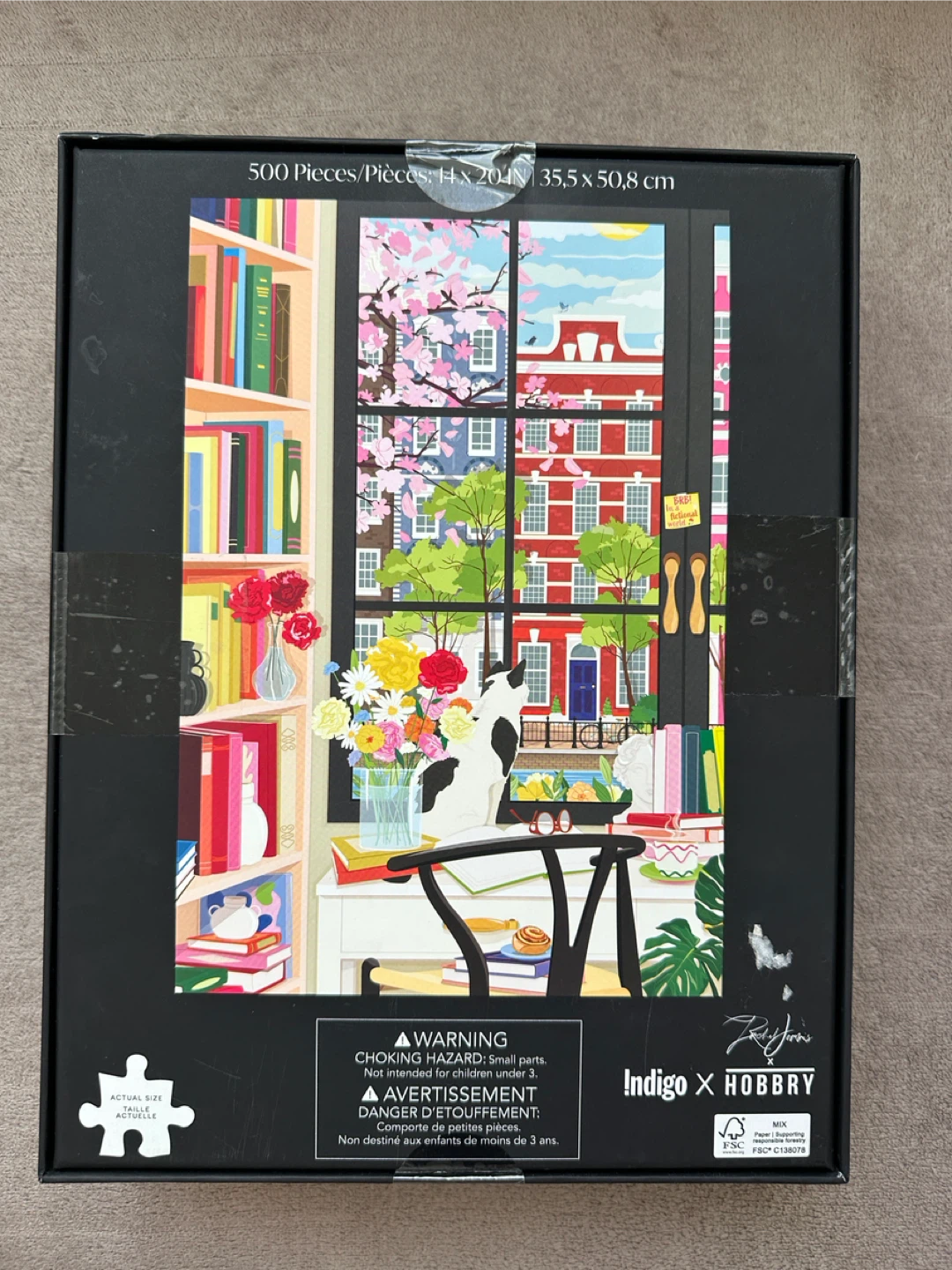 NEW Cat and The City 500 Piece Puzzle - photo 2