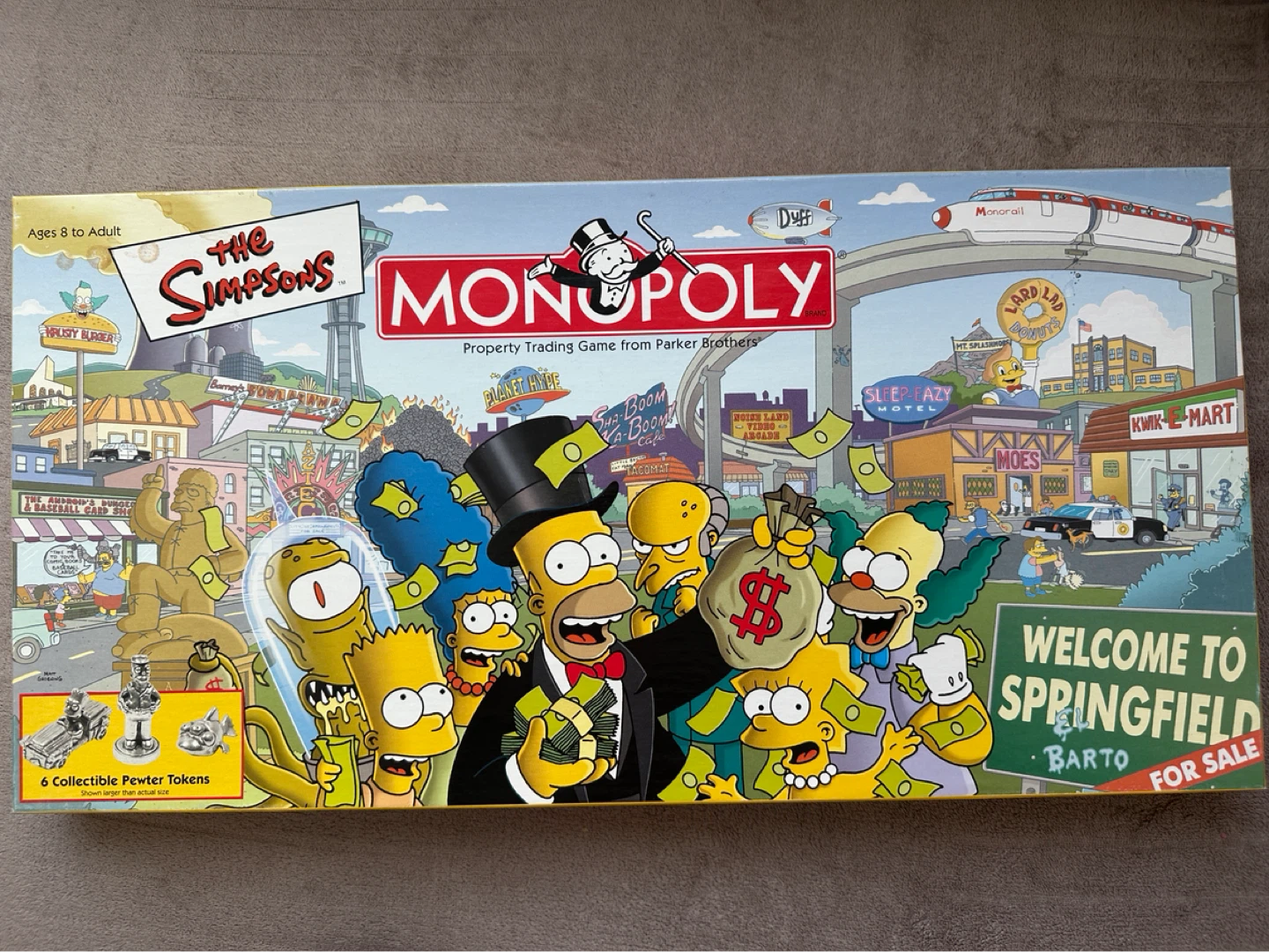 The Simpsons Monopoly Board Game