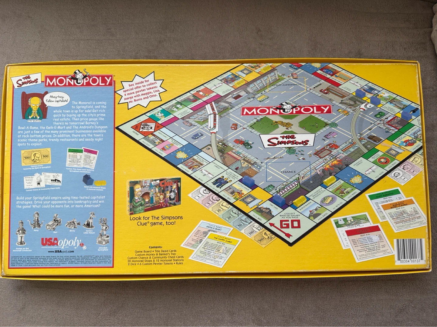 The Simpsons Monopoly Board Game - photo 2