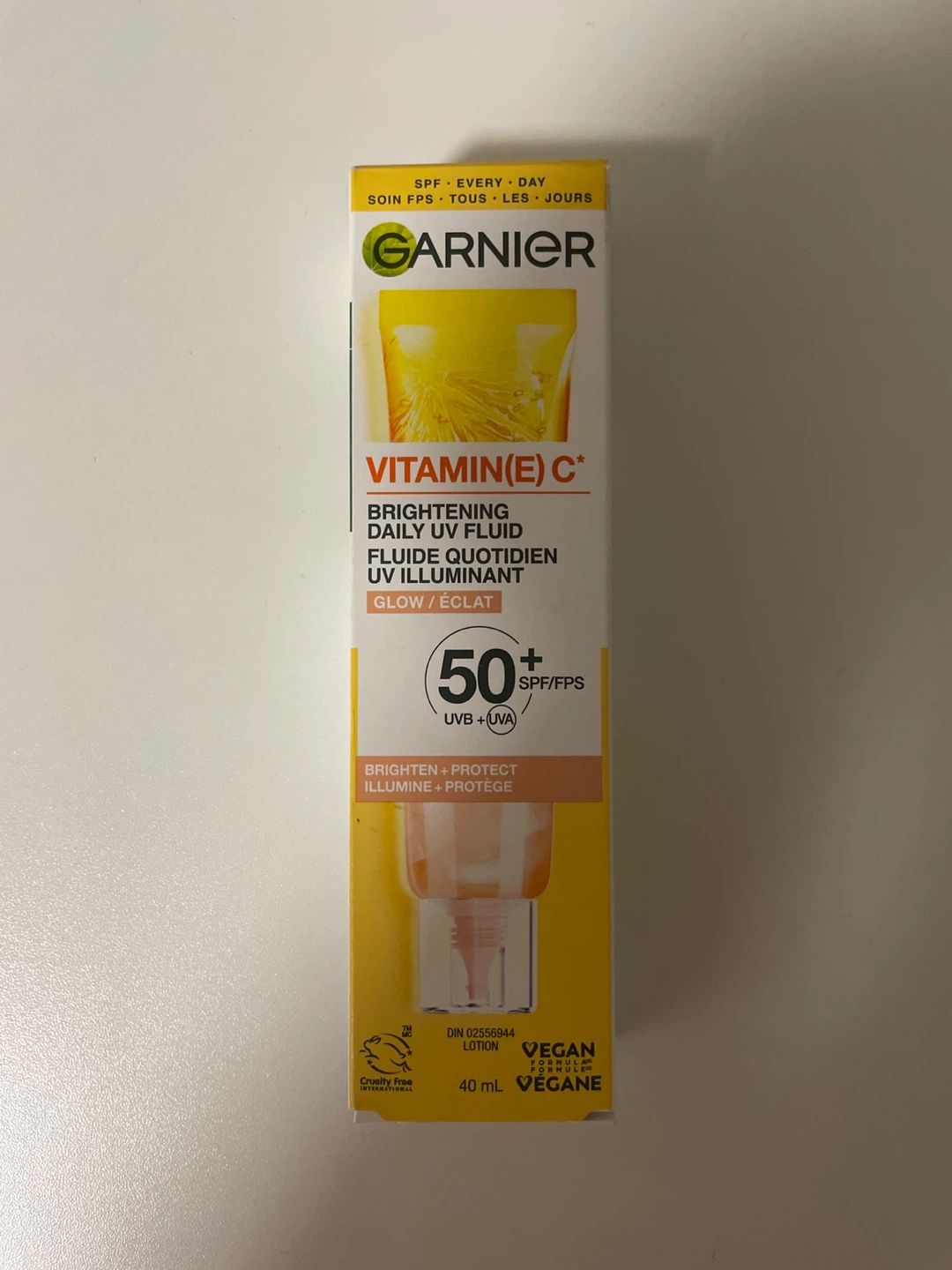 NEW Garnier Vitamin C sunscreen