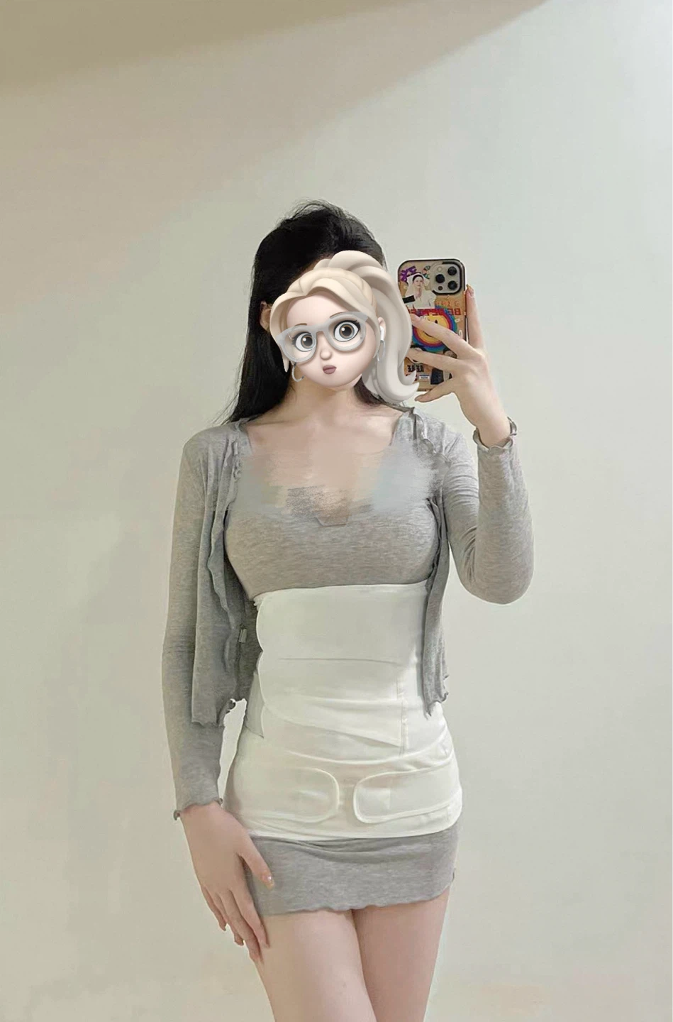 White Postpartum Belly Band - photo 5