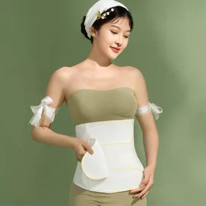 White Postpartum Belly Band
