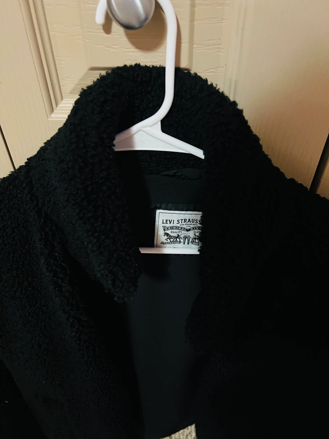 Levi's Black Sherpa Fleece Jacket - photo 4