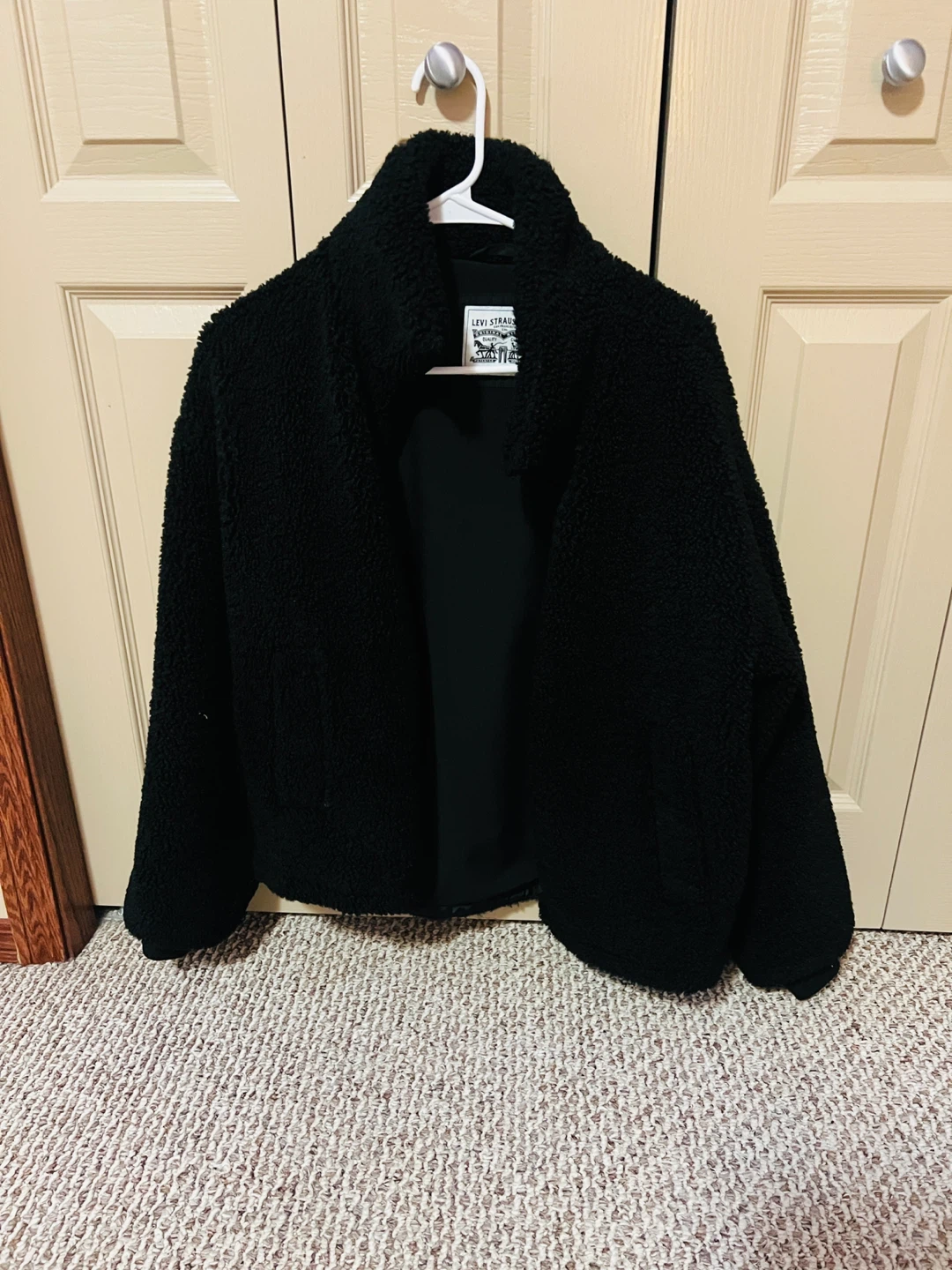 Levi's Black Sherpa Fleece Jacket - photo 3