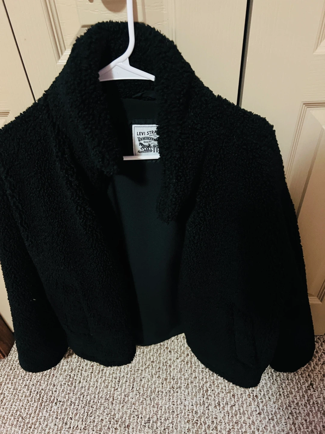 Levi's Black Sherpa Fleece Jacket - photo 2