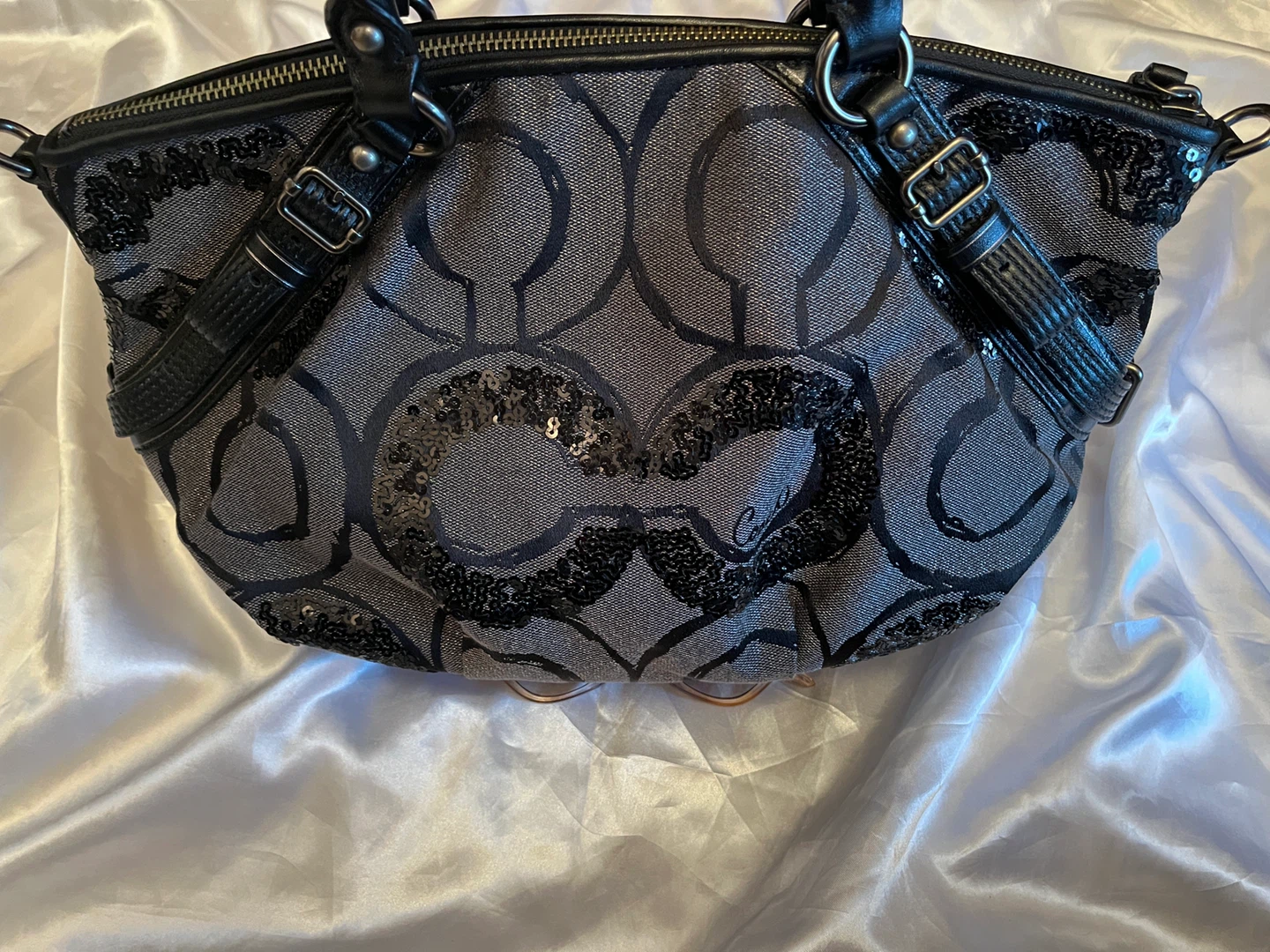 Coach Monogram Sequin Handbag - photo 3