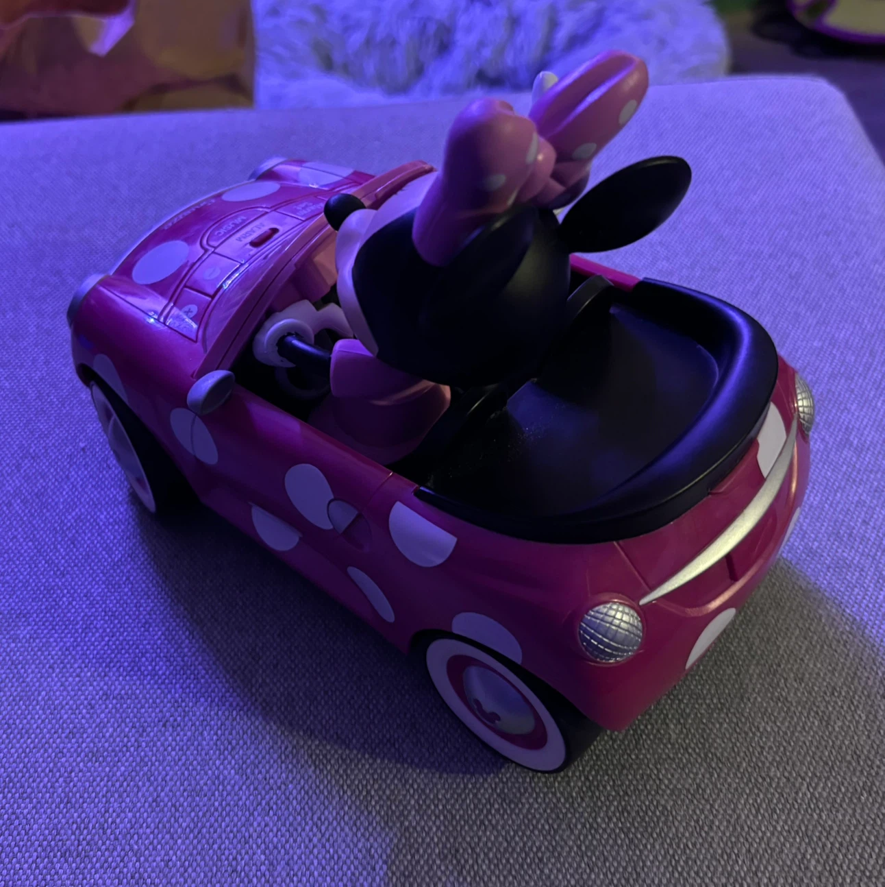 2000 Disney Minnie Mouse Car Alarm Clock - Works! - photo 3