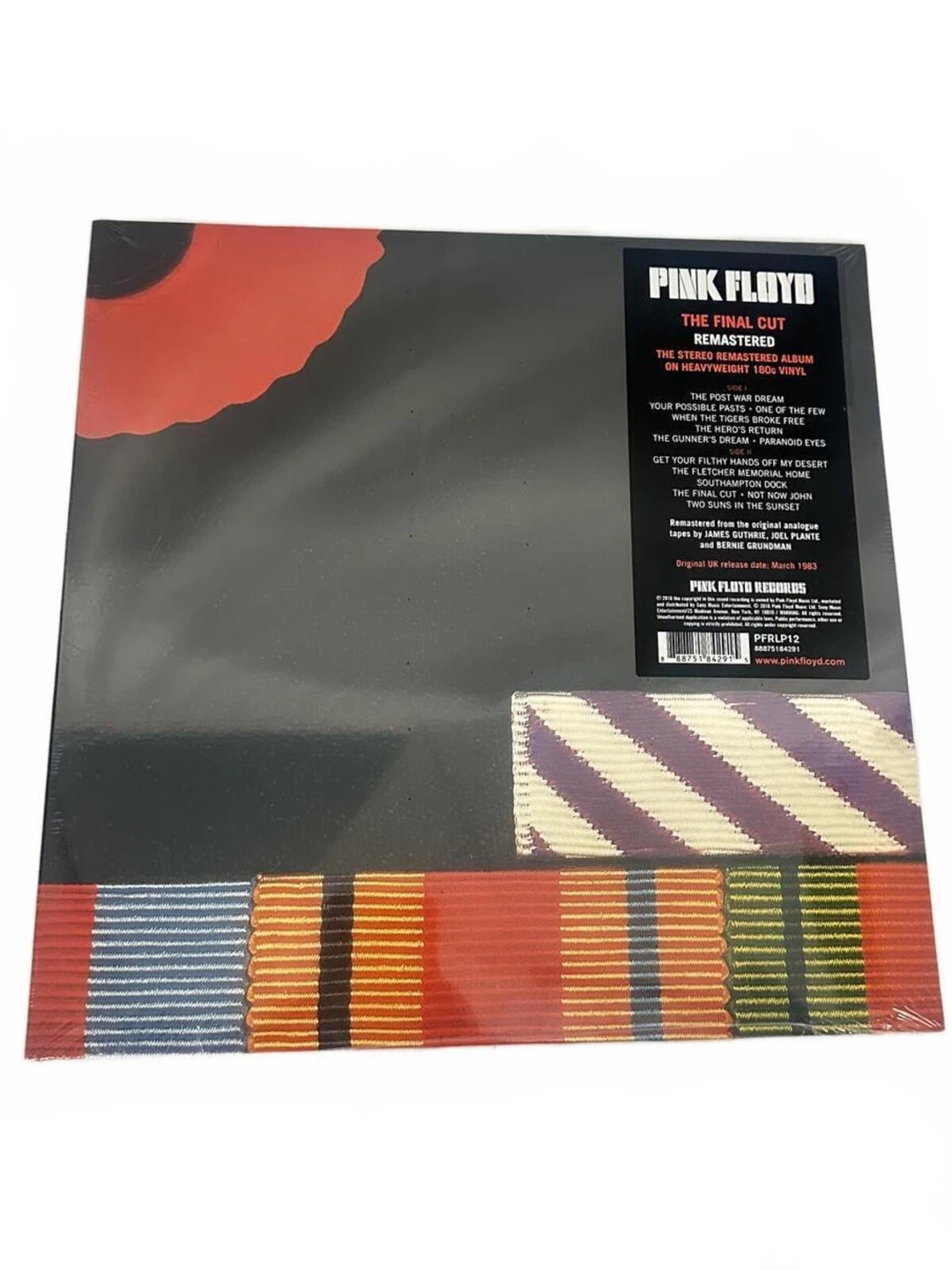 Pink Floyd The Final Cut Remastered 180g Vinyl LP Sealed New