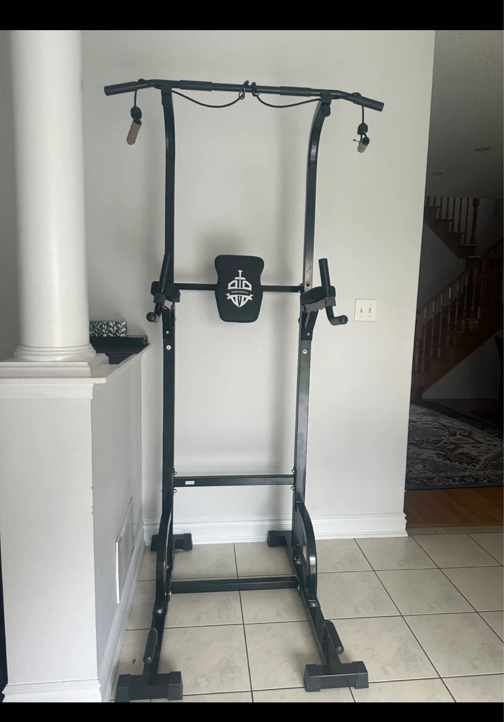 Black Power Tower Pull Up Station - photo 2