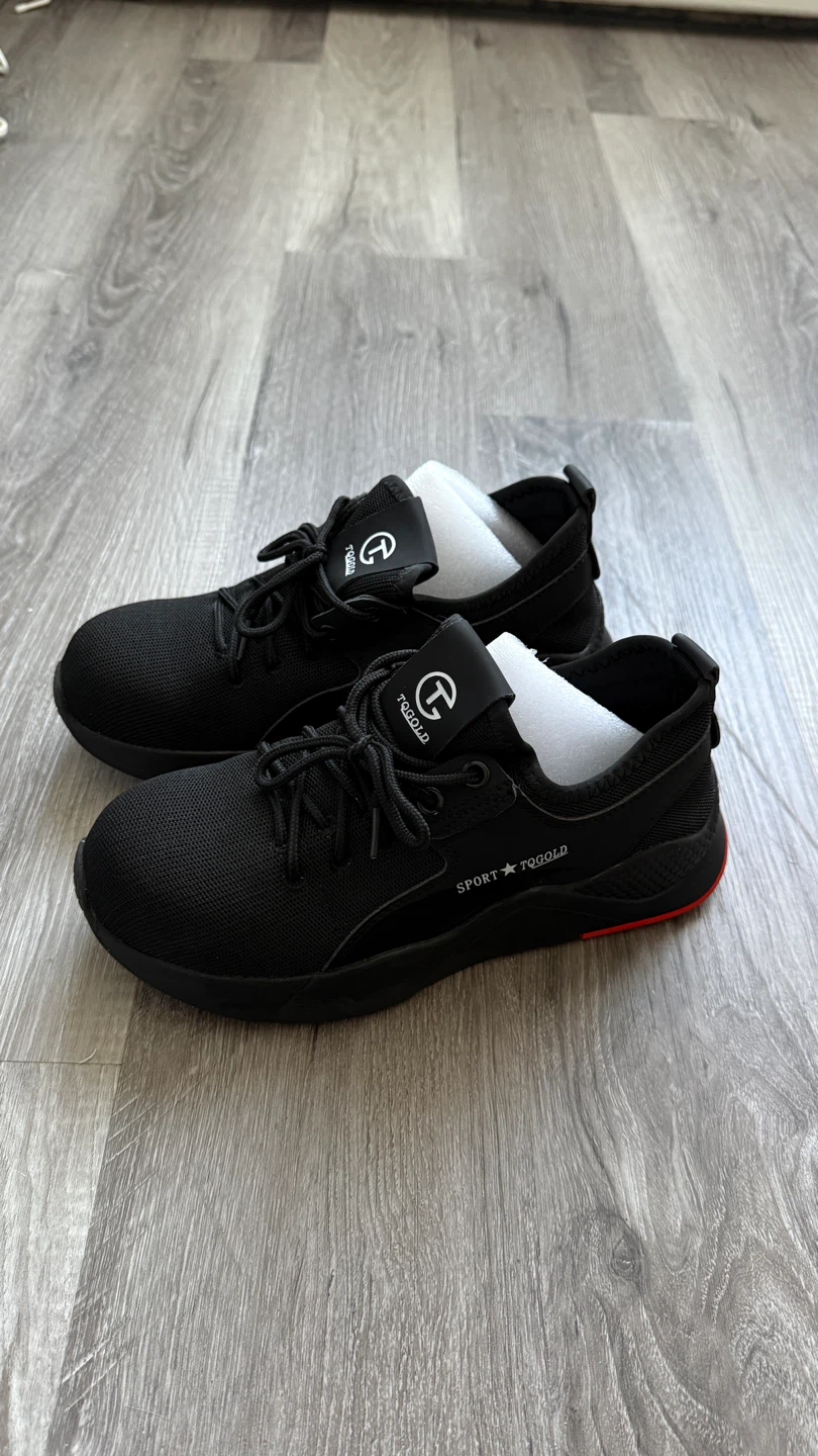 Size US Men's 6.5 / Women's 8 Safety Sneakers with Steel Toe