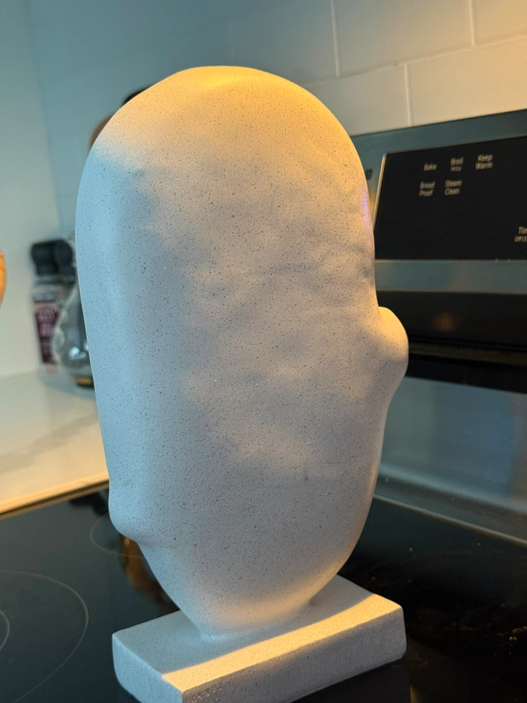 Abstract Face Sculpture Decor - photo 2