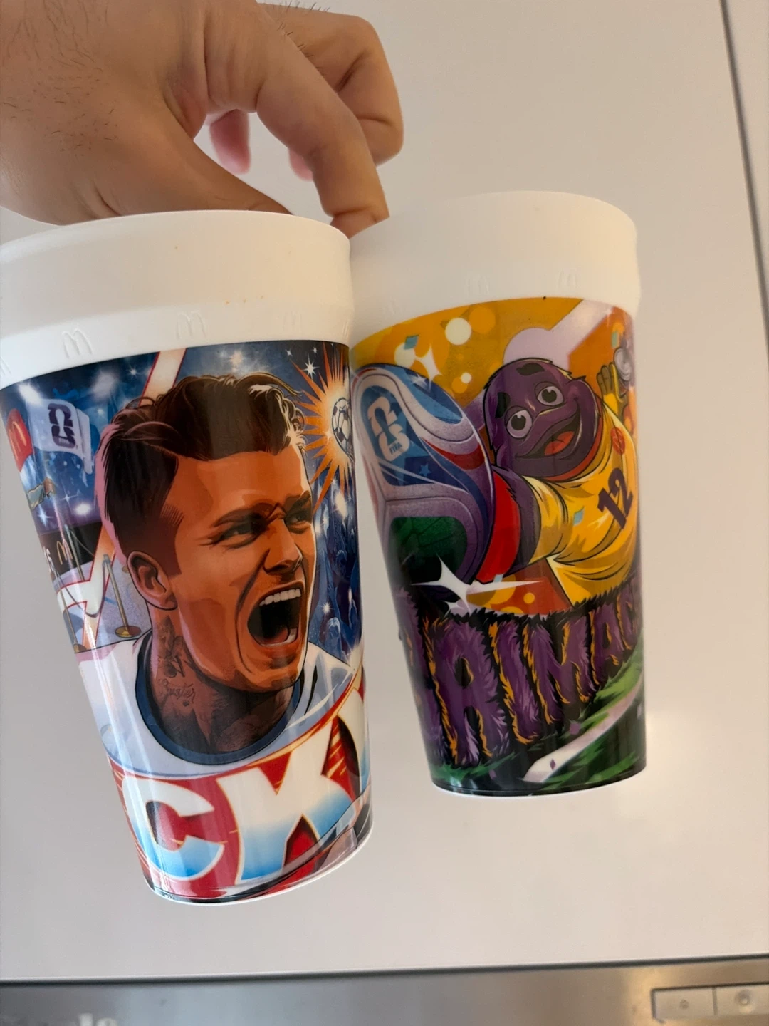Trading McDonald’s World Cup Cups – Beckham for Son Heung-min