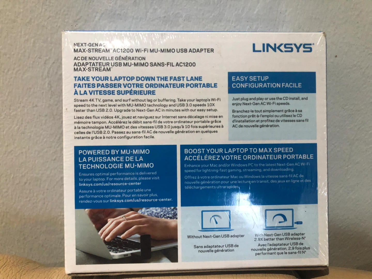 Linksys MAX-STREAM AC1200 Wi-Fi USB Adapter - photo 5