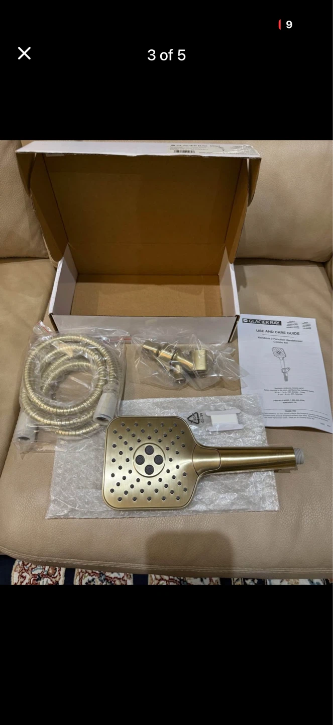 New Glacier Bay Handheld Showerhead Kit