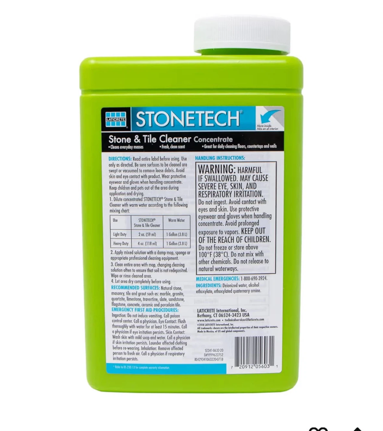 STONETECH Stone & Tile Cleaner Concentrate - 1 Quart - photo 4