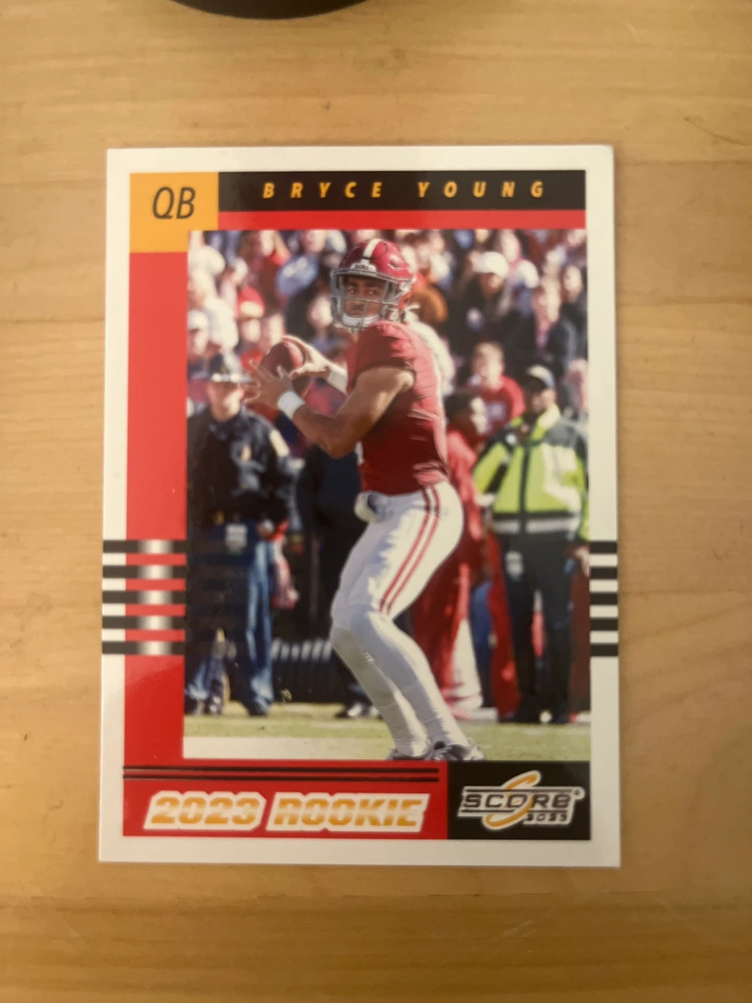 2023 Panini Score Football Bryce Young Rookie Card