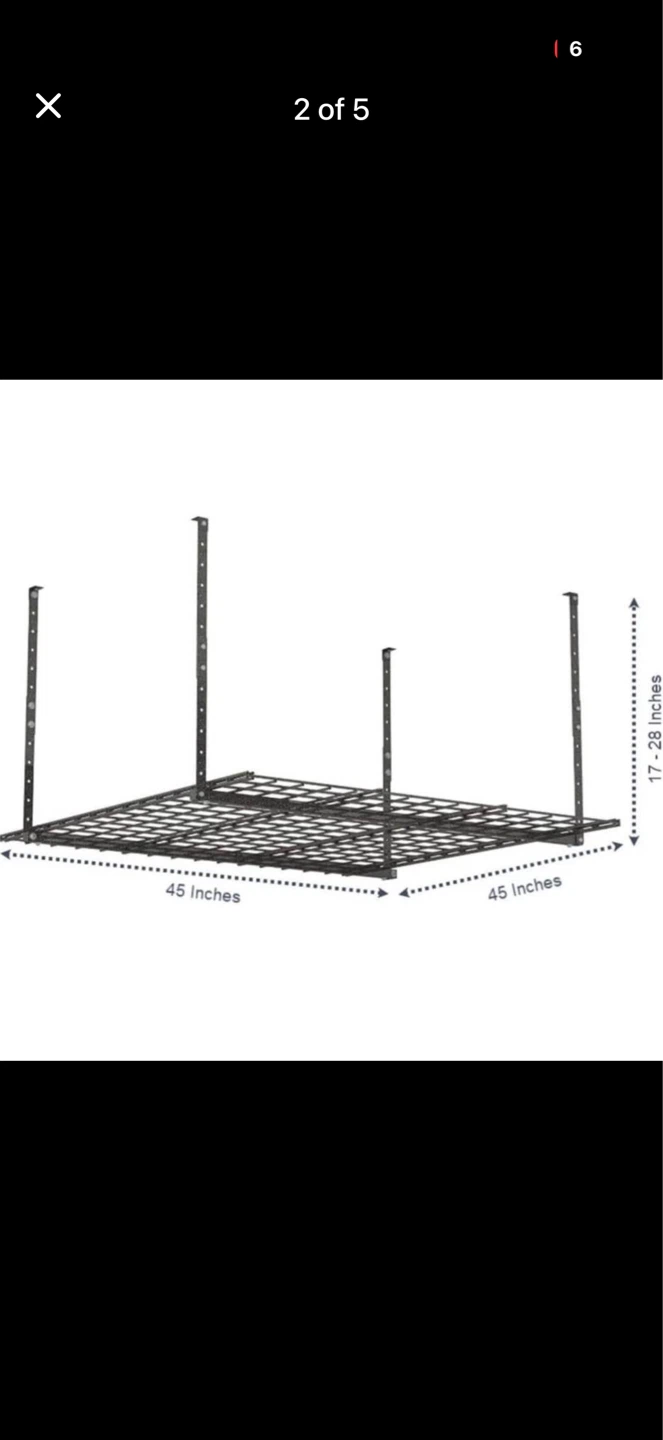 New HyLoft 45 x 45" Ceiling Storage Unit